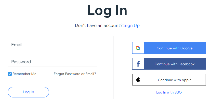 wix-login